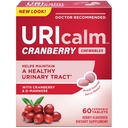 Uricalm Cranberry, supliment alimentar zilnic masticabil cu D-Mannose, Berry, 60 Conte