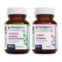 Metagenics Bundle - UltraFlora Femeii & Herwellness Estrovera - 30 Conte de UltraFlora Femei pentru Sănătate Vaginală - 30 Tablete de Estrovera pentru Flashuri fierbinți, Menopause Relief & Transpirații de noapte