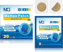 MQ 20ct Motion Sickness Patches, Medium Color, Sea Sickness Patches Non Drowsy & Waterproof, Cruise Ship Travel Essentials, Rapid Acting & Long During 72H