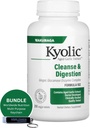 Nutriţie la nivel mondial Bundle: Kyolic Aged Usturoi Extract 200 Veggie Tablets Formula 102 Curățare & Digestion - Îmbogat cu usturoi Ginger Supliment - 200 Counts with Multi-Purpose Key Chain