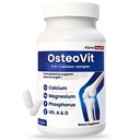 OsteoVit 5-in-1 Calciu 120 file Multivitamine: Calciu, Magneziu, Fosfor, Vitamina D3 & A - Concentrație osoasă & Flexibilitate*, Non-GMO Gluten gratuit 