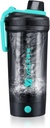 VOLTRX Shaker Bottle, Galliu USB C Reîncărcabil Mixer de proteine electrice, Shaker Cups pentru Shakes Proteine și Mese de înlocuire, BPA gratuit, Made with Tritan, 24oz