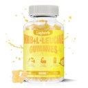 HMB și leucine Gummies, cu 3000mg HMB și L-Leucine Supliment pentru recuperare musculară, masa musculară și îmbunătățirea perseverenței, pentru bărbați și femei, Non OMG-uri, Vegan, Gluten gratuit, Lemon Flavor, 120 Gummies