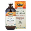 Ulei Flora Udo 3-6-9 Blend - Omega-3 Vegan și ulei Omega-6 - Conține ulei organic de nucă de cocos, ulei de in și mai mult - Păstrați Chilled - 17 fl. oz.