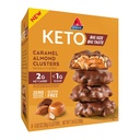 Atkins Caramel Almond Clusters, Gluten Free, High in Fiber, 1g Sugar, 2g Net Carb, Keto Friendly, 8 Conte