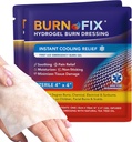 BurnFix® Burn Gel Pads 4x4 Hydrogel Dressing - Heat SinkTM Tehnologie 