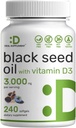 SUPLIMENTARE DETALIATĂ Black Seed Oil, 240 Softgels 