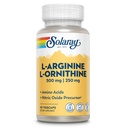Solaray Free Form L-Arginina şi Ornithin Capsule, 50 Conte