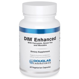 Douglas Laboratories DIM îmbunătăţit - susţine echilibrul hormonal, Cellular Health & Detox* - cu antioxidanţi, extract de ceai verde & Wasabia - 60 capsule vegetariene