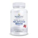 Nordic Naturals Zero Sugar Melatonin Gummies, Raspberry - 120 Gummies - 1,5 mg Melatonina - Great Gust - Somn odihnitor, Suport Antioxidant - Non-GMO, Vegan - 120 Servings