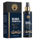 Ulei de barbă pentru bărbați, 5% ulei de creștere barbă pentru barbă mai groasă și mai plină, Promovează creșterea părului facial, cu Biotin, Rosemary și ulei de barbă pentru bărbați de creștere, 4 Fl Oz