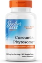 Doctori Cel mai bun Curcumin Fitozom, Curcumin Biodisponibil, Non-GMO, Gluten Free, Soy Free, Vegan, 1000mg, 180 Veggie Caps
