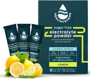 Sugar Free Electrolyte Powder Drink Mix cu 15 micronutrienți, recuperare activă și hidratare pentru sport, Drumeții și stiluri de viață active, No Calorie, Arome artificiale, Keto - 8 Pack