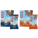 BAR CLIF - batoane cu proteine energetice - Unt de arahide și unt de arahide cu ciocolată neagră - Pachet de soiuri - Made with Organic Oats - Energy Bars - Non-GMO - (20 Pack)