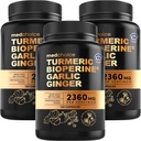 4-in-1 Turmeric şi nuci de cocos Suplimente cu BioPerine 