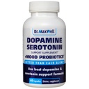 Suplimente serotonina si dopamina cu probiotic de stare de spirit, 5in1 suport pentru (1) Dopamina (2) Serotonina (3) Mood (4) Relaxare (5) Focus & Brain, 60 Capsule