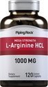Piping Rock L-Arginine HCl 1000mg 