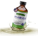 Ionică lichid de argint coloidal 20 PPM Bio Active pentru suport imunitar Sticla de sticlă 8 oz Supliment organic