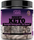 Clean+Lean Night Keto: Primul vreodată peste noapte arzător de grăsime ketogenic și ajutor de somn 