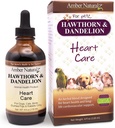Amber NaturalZ Hawthorn & Dandelion Herbal Supplement for Dogs, Cats, Birds, Rabbits, and Guinea Pigs 