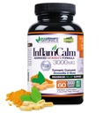 Formulă feminină 3000 InflamCalm avansat cu Turmeric, Curcumin, Enzime și Boswellia. Vegetarian, Gluten Free - (Packing May Vary)