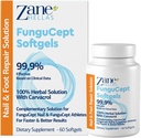 Zane Hellas FunguCept Softgels pentru rezultate mai rapide și mai bune. Produs suportiv pentru unghii FunguCept & Athlete. 60 Softgels.