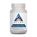 Ayush Herbs Boswelya Plus - Glucosamină Chondroitin Supplement comun de suport muscular pentru bărbați și femei, Îngrijire comună cu Curcumin - 90 Capsule vegetariene (1 Număr)