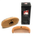 G.B.S Bărbaţii 100% Boar Bristle Beard Brush & Natural Wood Beard Comb Mustață de păr de ras Perie de păr facial Portabil și de călătorie prietenos