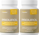 Prourol Patentat PROBIOTIC Supliment pentru sanatate urinara, suport pentru vezica urinara, Boost imunitar, UTI frecvente Urination Relief, UTI sănătate, Ingrediente naturale, Daily Global Health Support-2 sticle - 120 Conte