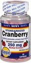 Vitamine de bază Cranberry 250 mg capsule Extract de plante - 60 ct, ambalaj de 2
