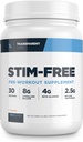 Labs Transparente Stim-Free Pre-Workout - Cafeina & Stim Free Pre Workout Pulbere pentru bărbați și femei cu Beta Alanine Powder, Citrulline Malate, & ElevaTP - 30 Serviri, Orange