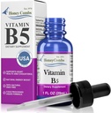 Vitamina B5 Drops lichid acid pantotenic - Made in USA - 500% DV per Servire - 36 Serviri pe container - Mare pentru bărbați, femei, copii - Vitamine lichide Vegan - Marimile vrac, de asemenea, disponibile