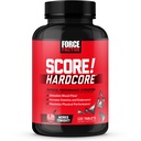 Force Factor Score! Hardcore oxid de azot Booster Supliment pentru bărbați cu L-Citrullină, Yohimbe, Black Maca & B vitamine pentru a crește rezistența, și maximiza performanța fizică, 120 comprimate