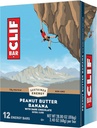 CLIF BAR - Unt de arahide Banana cu aroma de ciocolata - Made with Organic Oats - Non-GMO - Plant based - Energy Bars - 2.4 oz. (12 Pack)