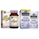 Gradina de viata Organics Vitamina prenatala: Folat pentru dezvoltarea energetica si sanatoasa Fetal & - Dr. Probiotice Formulate o data pe zi Prenatal - Acidophilus si Bifidobacterii Suport Probiotic