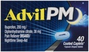 Advil PM 200 mg Caplete acoperite 40 ea (Pachet de 6)
