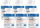 SciatiEase Sciatic Nerve Health Supplement - Nervi suport Formula cu AlphaPalm, Pea, Vitamina B Complex, Alpha Acid lipoic 300mg - 6 flacoane