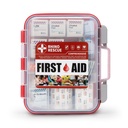 RHINO RESCUE 371 Pieces OSHA All-Purpose First Aid Kit, Home & Office Professional Medical Supplies, Ideal for Urgente, School, Business