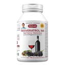 ANDREW LESHMAN Resveratrol-100mg - 180 capsule - Vinul roșu benefice, natural rezultatul anti-oxidant, fără alcool. Fără aditivi