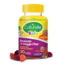 Capsule probiotice de cultură zilnică 30CT & Copii Probiotic + Veggie Fiber Gummies 30CT pentru Digestive & Imune Health
