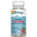 SOLARAY Cool Cayenne Pepper 40.000 HU cu Butchers Broom for Healthy Circulation Support 