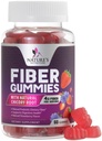 Fibra Gumiile pentru adulti 4g - Prebiotic pe bază de plante Fibra Gummy Supliment pentru Digestive Health & Regularity Support, Daily Prebiotic Supplement Supports Gut Health for Women & Men, Vegan - 60 Gummies