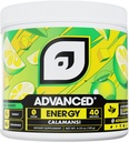 Energie avansată - Formula de stimulare energetică cu electroliti pentru hidratare - L-Theanin pentru a combate jitters - Sugar Free & Keto Friendly - No Maltodextrin (40 Serviri) (Calamansi)