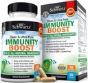 Immunity Boost Supplement with Elderberry, Vitamin A, Echinacea & Zinc + Vitamin C 1000mg Capsules with Zinc, Rose HIPS & Bioflavonoids