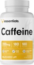 Bucked Up Cafeina 200mg Per Serving, Essentials (180 Servings, 180 Capsule)