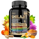 Silajit Supliment cu Sea Moss, Ashwagandha, Tongkat Ali - Shilajit Pure Himalayan capsule cu acid pelvian organic - 90 Conte