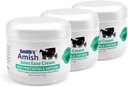 Smith's Amish JointEase Soothing Cream 3 Pack (Three 4 oz Jars) cu Arnica, Tea Tree, Eucalipt, Peppermint și Rosemary