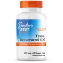 Cel mai bun Trans-Resveratrol 600, 98% Pur Trans-Resveratro, Non-GMO, Gluten Free, Soy Free, Vegan 60 Veggie Caps