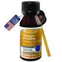 De La Cruz 2% Iod Antiseptic de prim ajutor, Made in USA 1 FL OZ (1 flacon)