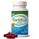 Fortifeye Focus Ochi Supliment 30 Capsule Softgel - Triple Carotenoid Inclusiv Astexanthin, Lutein, şi Zeaxanthin Suplimente, Vitamine Ochi, Suportă Oboseală ochi şi protecţie albastru lumină